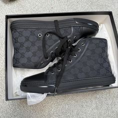 GUCCI Women’s Black Canvas High Tops

Brand new, comes with box, please know your size in Gucci prior to purchase

%100 authentic Poshmark will authenticate it Gucci Women, Black Canvas, Women's Sneakers, High Tops, Womens Sneakers, Top Brands, Gucci, Brand New, Sneakers