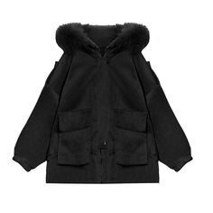 New plus size warm winter coat black hooded faux fur collar casual outfit

 Materials used: cotton blended

Measurement:One size fits all for this item. Please make sure your size doesn't exceed this size: BUST-196cm   
   
length 71cm / 27.69"
Sleeve length 68cm / 26.52"
Cuff 24cm / 9.36"
bust 196cm / 76.44"
Waist 174cm / 67.86"
hem 172cm / 67.08"



We ship worldwide.

Tracking numbers provided for all orders. Winter Coat Black, Hooded Faux, Black Winter Coat, Traje Casual, Dream Style, Parka Coat, Coat Black, Faux Fur Collar, Fur Collar