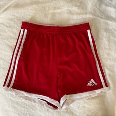 New Without Tags, Never Worn. Comes From A Pet And Smoke Free Home. Sporty Red Shorts For Playwear, Adidas Red Shorts For Summer, Red Adidas Shorts For Summer, Adidas Red Summer Shorts, Adidas Red Athletic Shorts For Sports, Soccer Shorts, Red Adidas, Kids Bottoms, Kids Shop