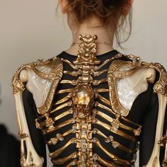 Armor Inspired Fashion, Floral Armor, Armor Aesthetic, Armour Dress, Dress Armor, Skeleton Fashion, Skeleton Dress, Armor Dress, Battle Dress