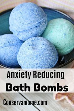 This Anxiety Reducing Bath Bomb Recipe will be a delight in your home. Filled with a fantastic scent that will help you get recharged for what's ahead. Diy Hanging Shelves, Homemade Bath Products, Sugar Scrubs