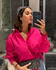 Jens Top, Sunanda Sharma, Classic Outfit, Trip Outfits, Aesthetic Japan, Pink Vibes, Pose Ideas, Classic Outfits