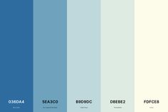 an image of the color blue and white with different shades to choose from in each section