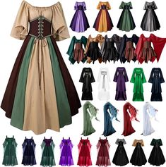 PRICES MAY VARY. ✦New Renaissance Dresses for Women 2023 Made in USA and Imported. 7-12 Days Delivery. Dear Queen please check our size chart, we suggest buy one size larger. ✦✦【Flash Deal】Lightning Deals♥Today's Deals ♥Medieval Dresses For Women♥ Limited Deals ♥ When you buy one or more pieces, you can enjoy two promotions in our store,buy!Summer Clearance&Prime Day Deals! Buy it!! 【Summer Fashion 2023】✈✈ Don't miss it！！✈✈Standard Delivery: 7-14days ✈✈ Expedited Delivery:3-5 workiing days. (If Plus Size Fairy Costume, Medieval Costume Women, Plus Size Corset Dress, Fairy Costume Women, Medieval Dress Pattern, Victorian Ball Gowns, Fair Outfits, Ren Fair, Steampunk Dress