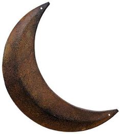 an image of a crescent moon on a white background with clippings to the side