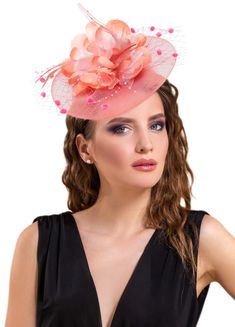 PRICES MAY VARY. 🪶Glamorous women's fascinators come with alligator clips and headbands. One size fits all,headdresses in a multitude of colors fits any size head. 🪶The perfect Derby headpiece is very delicate and is made of high quality organza flowers, mesh fabric and feathers, the tea party hats makes you look more elegant and charming. Charming headpiece is very lightweight and comfortable, this is the perfect accessory all ladies need to stand out! 🪶Charming pillbox hat is easy to wear, Church Mini Hat Headband, Spring Church Headband With Adjustable Fit, Spring Gift Costume Headband, Spring Fascinator For A Gift, Spring Fascinator As Gift, Adjustable Hair Accessories For Church In Spring, Derby Headpiece, Derby Headband, Hat Feathers