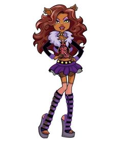 Clawdeen Wolf daughter of the Werewolf🐺 Wolf Monster, Wolf Poses, Cardboard Standup, Monster High Clothes, Monster High Party