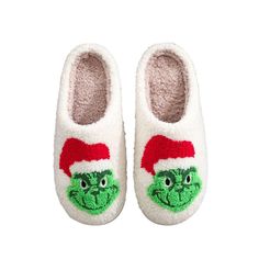 This cotton slipper is made of soft, skin-friendly plush fabric. The padded underside perfectly wraps your feet while wearing, keeping them warm and comfortable.Open mouth, easy to wear without using your hands, if you like to take off your shoes and cross your legs at home, then this will be very suitable for you. Beautiful Christmas decoration slippers, perfect for family gatherings. These Christmas slippers are perfect as a Christmas gift for family, friends and colleagues.Material: PVC Winter Slippers With Plush Lining And Round Toe, Super Soft Winter Slippers With Round Toe, Winter Indoor Slippers With Plush Lining, Cozy Winter Slippers With Soft Sole, Comfortable Winter Slippers With Soft Sole, Closed Toe Winter Indoor Slippers, Winter Non-slip Indoor Slippers, Winter Slippers With Plush Lining, Winter White Non-slip Slippers