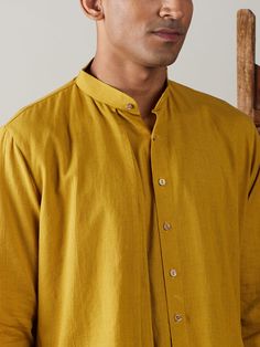 < strong>SHVAAS By VASTRAMAY Men's Mustard Cotton Cool Dyable Kurta This stylish mustard kurta from SHVAAS By VASTRAMAY is perfect for any occasion. Made from high-quality cotton, it's both comfortable and durable. The cool dyable fabric allows you to customize the color as per your preference. Ideal for traditional and casual wear. Features Stylish and elegant design Customizable dyable fabric Comfortable fit Perfect for various occasions Specifications Brand: SHVAAS By VASTRAMAY Color: Mustard Casual Long Sleeve Yellow Kurta, Casual Yellow Long Sleeve Kurta, Mustard Long Sleeve Cotton Shirt, Dyable Fabric, Cream Pant, White Pant, Cream Pants, Comfortable Outfit, Ethnic Outfits