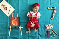 7th Month, Baby Photoshoot Ideas, 4 Month Baby