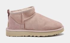 Pink Ugg Boots, Ugg Boot, Pink Uggs, Shoe Palace, Ugg Classic Ultra Mini, Pink Images, Ugg Mini, Ugg Classic, Classic Mini