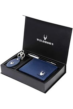 Amazon.in : Mens Hampers For Men, Leather Wallets For Men, Blue Leather Wallet, Luxury Packaging Design, Urban Forest, Wallets For Men, Buy Jewellery Online, Writing Accessories