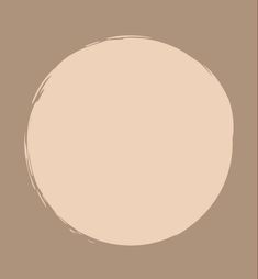 a white circle on a brown background