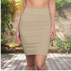 Step out in style with this elegant khaki print pencil skirt. Perfect for office wear or a sophisticated outing, this skirt flatters with its high-waisted design and snug fit. The chic khaki pattern adds a touch of uniqueness, making it a versatile piece for your wardrobe. Pair it with a simple blouse and heels for a timeless look.   .: 95% Polyester 5% Spandex .: Mid waist fit .: Printed on care label in black color .: White thread color .: Assembled in the USA from globally sourced parts Sophisticated Office, Womens Khakis, Simple Blouse, Chic Gifts, Printed Pencil Skirt, Office Wear, The Chic, Snug Fit, Pencil Skirt