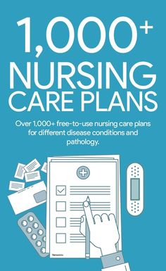 the front cover of a nursing care plan