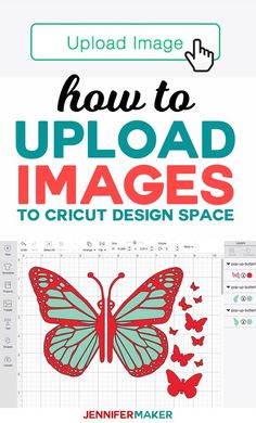 how to upload images to cricut design space with the text overlay