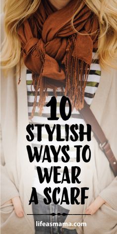 Wearing A Scarf, Wear A Scarf, How To Wear A Scarf, To Wear