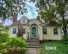 Under $100K Sunday - c.1941 Iowa Cape Style Home For Sale Under $100K