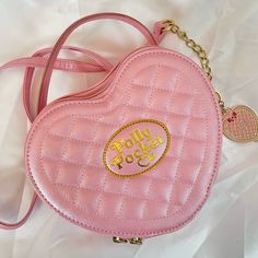 New Polly Pocket Crossbody/Handbag And Matching Wallet Without Tags! Comes With The Matching Wallet And Keychain! Super Cute, Bubblegum Pink, And Heart Shaped Polly Pocket, Bubblegum Pink, Hot Topic, Heart Shape, Cross Body Handbags, Pink Blue, Heart Shapes, Super Cute, Vintage Fashion