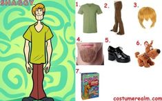 there are many items that can be found in this cartoon character's costume collection