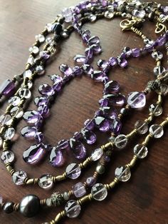 Beautifully bejewelled & shiny amethyst choker. Amethyst Choker, Beaded Necklaces, Choker, Amethyst, Beaded Necklace, Jewelry Necklaces, Necklaces, United States, Ships