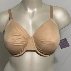 Catherines Smooth Comfort Underwire Bra New With Tags - Could Be Either A Tag On Strap Or Side Of Bra Size: 52c Color: Beige Adjustable Straps Lace Accent Around Cups (See Photos) Material: 87% Nylon 13% Spandex The Item Has Been Marked To Prevent Returns To Stores. Classic Full Cup Beige Bra, Classic Beige Underwire Bra, Classic Beige Full Cup Bra, Full Cup Beige Bra For Summer, Beige Full Coverage Bra Partially Lined, Summer Full Cup Beige Bra, Beige Full Coverage Partially Lined Bra, Beige Full Cup Bra For Summer, Beige Full Coverage Bra For Spring