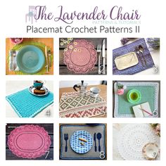 the lavender chair placemat crochet patterns