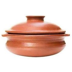 Earthen Clay Cookware Pot with Lid for Cooking and Serving (2.5 L, Red) Mexican Home Decor, Indian Products, Mexican Home, Return Gifts, Authentic Indian, Cookware, Decorative Jars, Online Store, Red