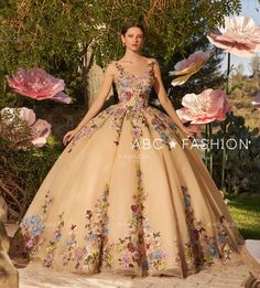 3D Floral Off Shoulder Ball Gown by Elizabeth K GL3105 – ABC Fashion Embroidered Quinceanera Dress, Embroidered Ball Gown, Ethereal Fashion, Off Shoulder Ball Gown, Long Sleeveless Dress, Big Dresses, Military Ball Dresses, Quince Dress, Quince Ideas