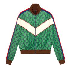 Questions? Leave A Comment Below! Gucci Tracksuit, Gucci Jacket, Retro Sportswear, Fashion Leaders, Designer Sweatshirts, Jersey Jacket, Striped Jersey, Tracksuit Set, Track Jacket