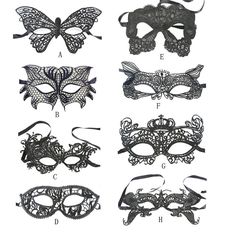 Enjoy one of these beautiful elegant masquerade Lace Masks for your costume party. Perfect for a sexy costume or a princess or queen costume. The mask is made of a high quality lace and intricatally d Eye Mask Masquerade, Masks For Halloween, Mask Masquerade Ball, Lace Mask, Halloween Masquerade, Queen Costume, Masks Masquerade