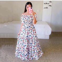 F00171831-703 Long Flower Dress, High Waist Maxi Dress, Floral Print Dress Summer, Xxxl Dress, Printed Long Skirt, Bohemian Maxi, Bohemian Maxi Dress, Printed Long Dresses, Elegant Dresses For Women