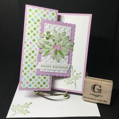 a close up of a greeting card on a table