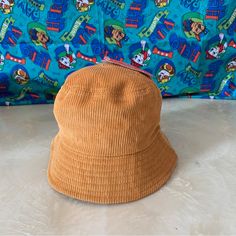 New. One Size. Cute Adjustable Winter Bucket Hat, Fun Winter Bucket Hat With Adjustable Fit, Brown Cotton Bucket Hat For Winter, Brown Cotton Winter Bucket Hat, Winter Brown Cotton Bucket Hat, Trendy Cotton Bucket Hat For Winter, Toddler Bucket Hat, Girl Hats, Shark Hat