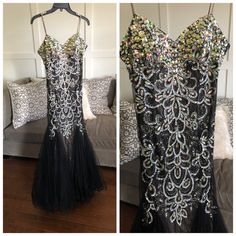 Ab Stone And Black Mermaid Style Corset Back Prom Or Pageant Dress. Excellent Condition! Never Worn Outdoors Only Used Once For Indoor Photos. Size 7/8 But Will Fit Down To A 4/6 Pageant Dress, Prom Dress, Teen Usa, Miss American, Miss Usa, Homecoming Style Corset, Teen Usa, Black Mermaid, Miss Usa, Corset Back, Mermaid Style, Pageant Dress, Pageant Dresses, Dress Prom