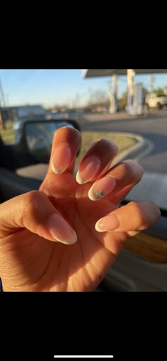 Pink French Tip With Accent Nail, Hoco Nails Short Almond, White French Tip Nails With Blue Flowers, White French Tip Nails With Design Summer, White French Tip With Accent Nail, Prom Nails French, French Tip Gel, French Tip Almond, Grad Nails