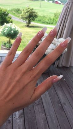 32 Impressive Acrylic Nail Ideas Art Designs : Page 18 of 29 : Creative Vision Design Ombre French Nails, Nails Clear, Coffin Nails Ombre, Kylie Jenner Nails, Natural Acrylic Nails, Colorful Nails, Healthy Apple, Apple Crumble, Acrylic Nails Coffin