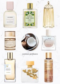 Smell Like Coconut, Coconut Perfume, Beauty Hacks Nails, Pretty Perfume Bottles, Victoria Secret Perfume