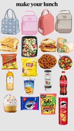 the lunch box is full of different foods and drinks, but it doesn't have much