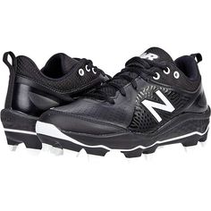 a pair of new balance shoes with white and black accents on the upper part of the shoe