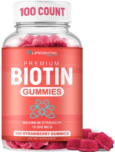 PRICES MAY VARY. Quick and Effective; With 10000 mcg of pure biotin in each serving ( 5000mcg per gummy ), these deliver the highest potency and most effective dose of biotin that you’ll find on the market; Enjoy all the amazing benefits of biotin in the form of great tasting hair gummies for growth Biotin for Hair Growth; These gummies are unlike any hair growth products you've tried in the past; This great tasting form of Biotin plays a crucial role in carb, fat and protein metabolism so it wo Grow Eyebrows Faster, Biotin Rich Foods, Hair Growth Gummies, Hair Gummies, Biotin Supplement, Quick Hair Growth, Protein Metabolism, Biotin Hair Growth, Hair Growth Products