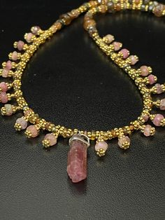 Tourmaline Necklace Multi Colors Such a Wonderful Area of - Etsy Pink Tourmaline Bohemian Jewelry, Handmade Pink Tourmaline Necklaces, Handmade Pink Tourmaline Necklace, Pink Tourmaline Crystal, Pacific Grove, Necklace Beads, Tourmaline Necklace, Tourmaline Crystal, Crystal Points