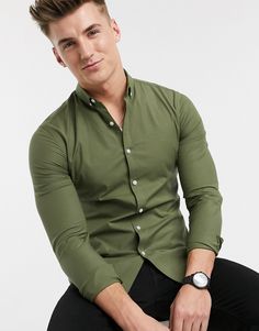 Stylish Shirts Men, Oxford Shirts, Going Out Shirts, Khaki Fashion, Men Formal, Long Sleeve Plaid Shirt, Budget Fashion, Long Sleeve Plaid, Elegant Shirt