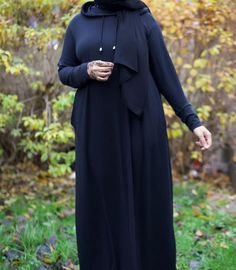 Black And Navy Blue Rib Hooded Abaya   Black and Navy, Colour with Hoodie  Rib Thicker Puffy Material With Pockets Long Maxi Dress Stylish And Comfy Black Long Sleeve Abaya For Fall, Casual Long Abaya For Fall, Casual Long Fall Abaya, Casual Winter Abaya, Modest Black Khimar, Modest Black Abaya With Long Sleeves, Modest Black Long Sleeve Khimar, Modest Long Sleeve Black Khimar, Modest Black Long Sleeve Abaya