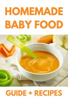 homemade baby food guide and recipes