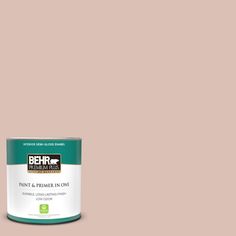 the behr paint is light beige and has a white base