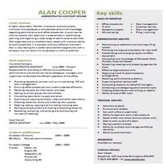 a professional resume template with green accents