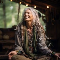 Grey Dreadlocks, Pagan Life, Loc Ideas, Rock Women, Classy People, Senior Style, Growing Older, Boho Clothes