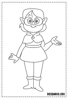 an image of a cartoon character from deshenos orge's coloring book