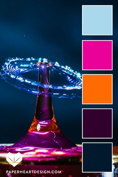 an image of a purple and orange color scheme